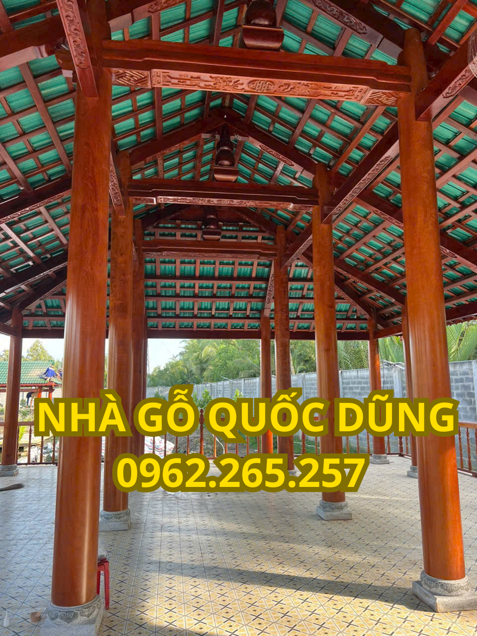 NHÀ GỖ SÂN VƯỜN